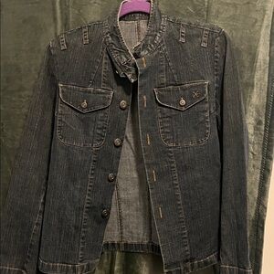 Perry Ellis Dark Blue Denim Jacket